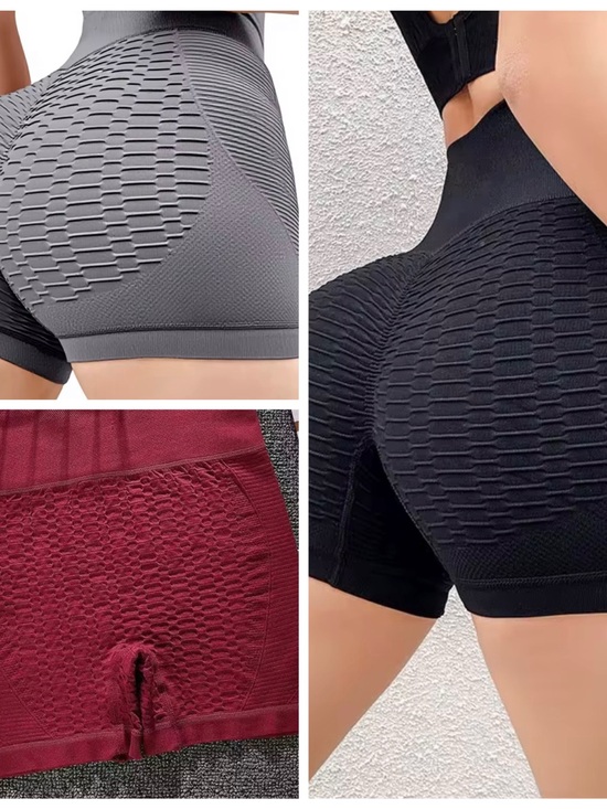 Pants - 🧘‍♂️3/$12 pair of Yoga🧘‍♂️Exercise High-Waist - yoga shorts Burgundy.Gray, Black